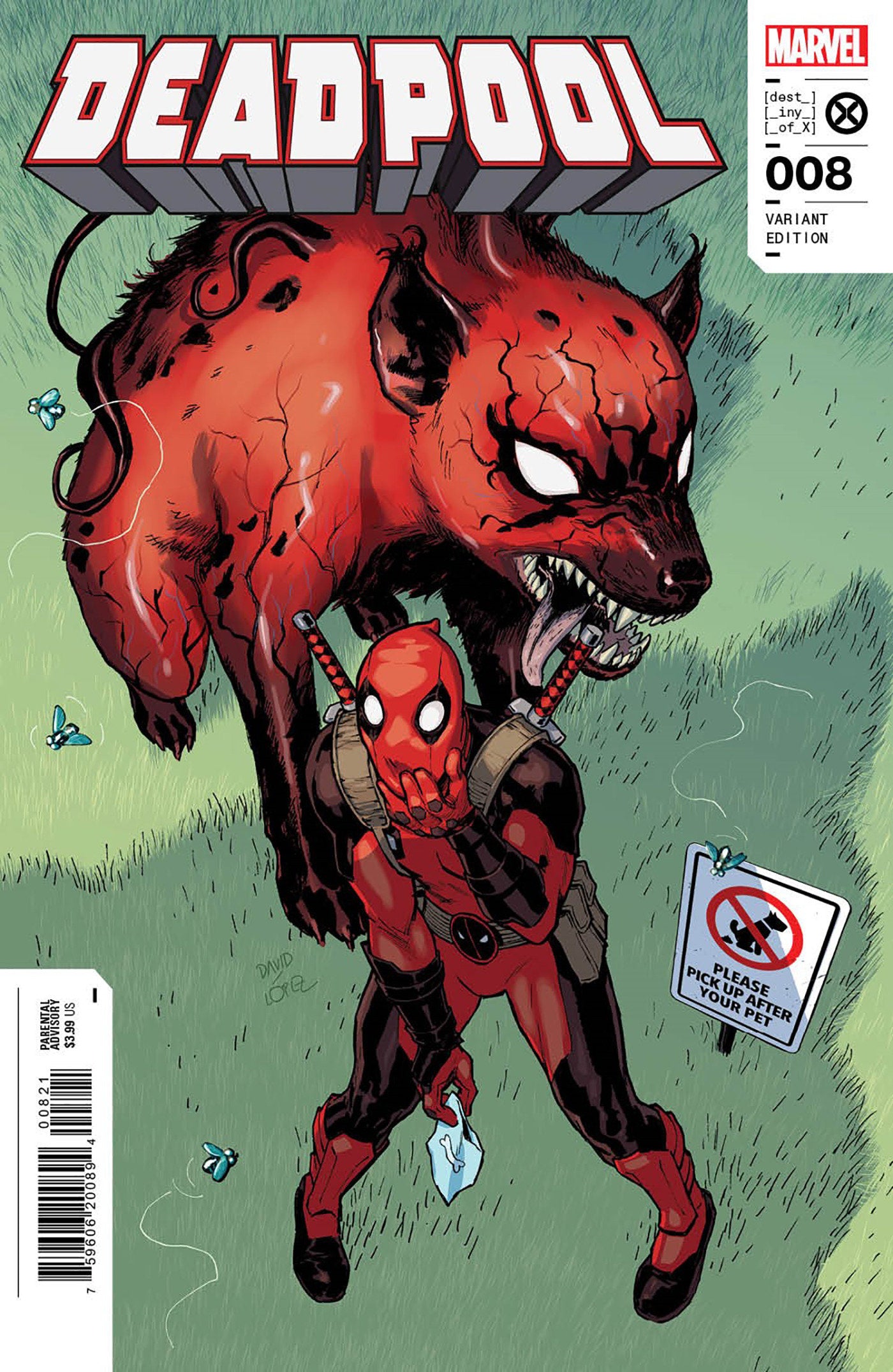 Deadpool 8 David Lopez Variant | L.A. Mood Comics and Games