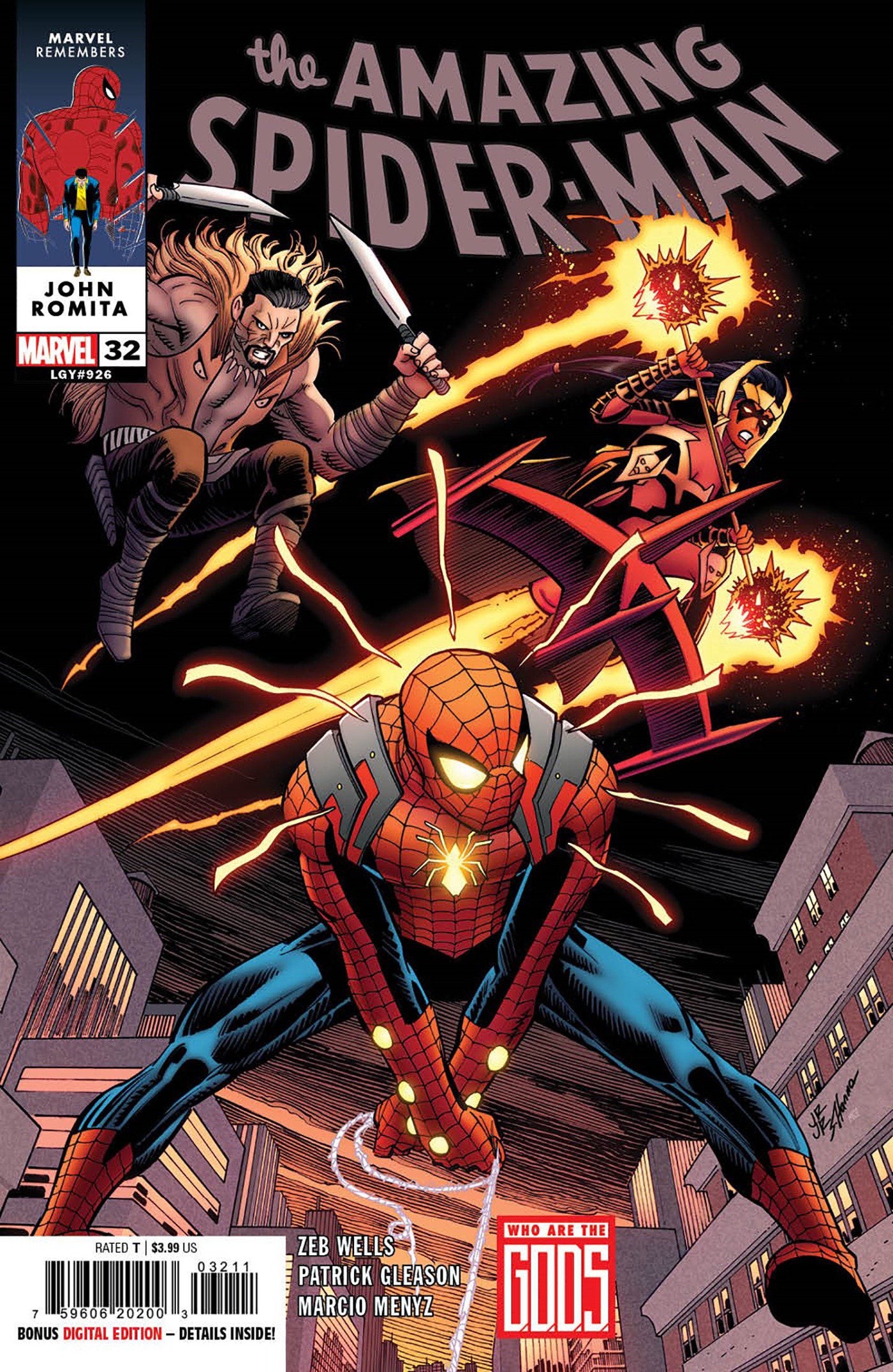 Amazing Spider-Man 32 [G.O.D.S.] | L.A. Mood Comics and Games