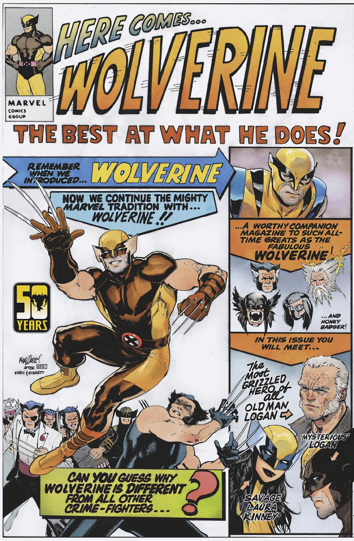 Daredevil 5 David Marquez Wolverine Wolverine Wolverine Variant | L.A. Mood Comics and Games
