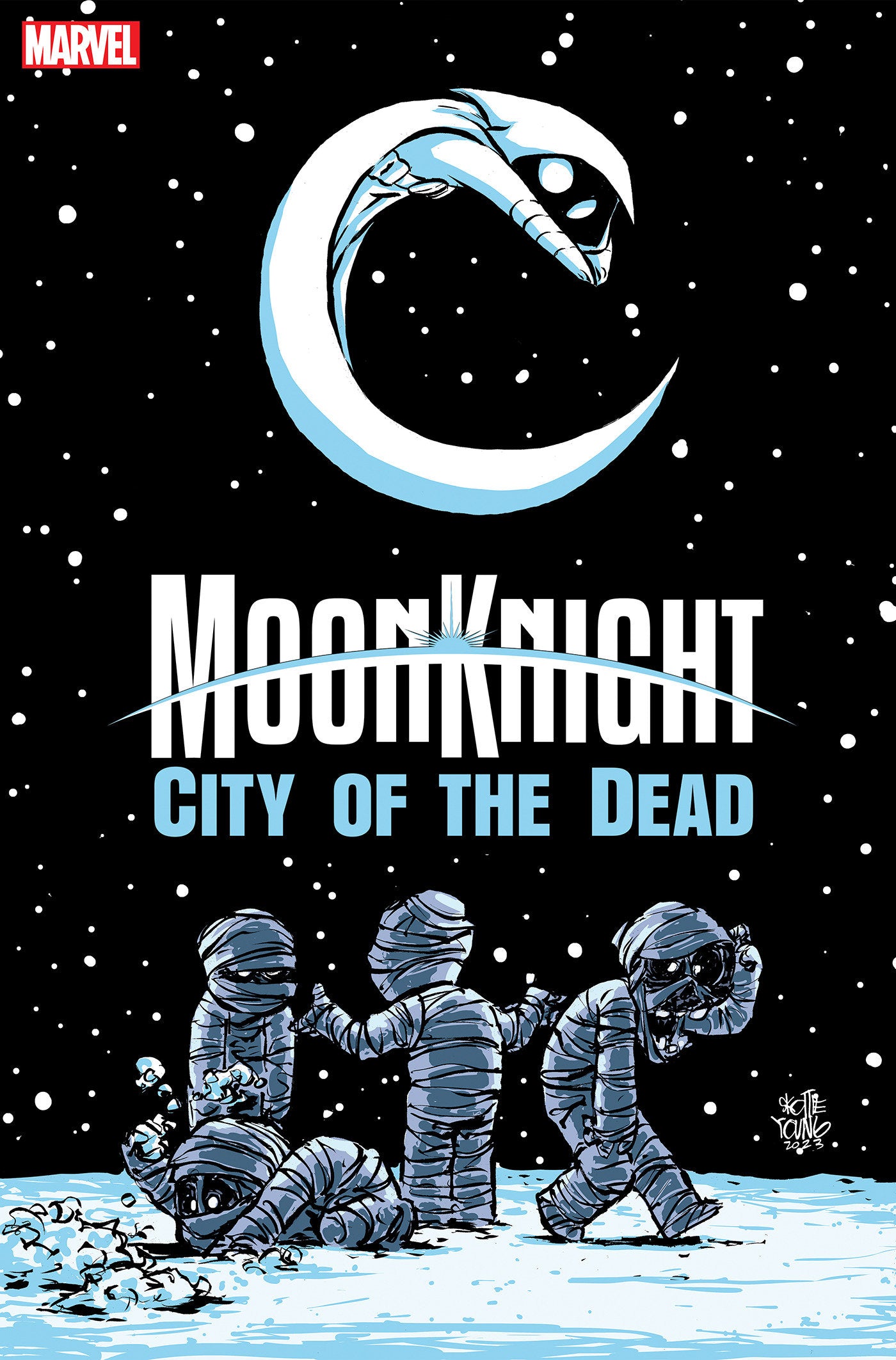 Moon Knight: City Of The Dead 1 Skottie Young Variant | L.A. Mood Comics and Games