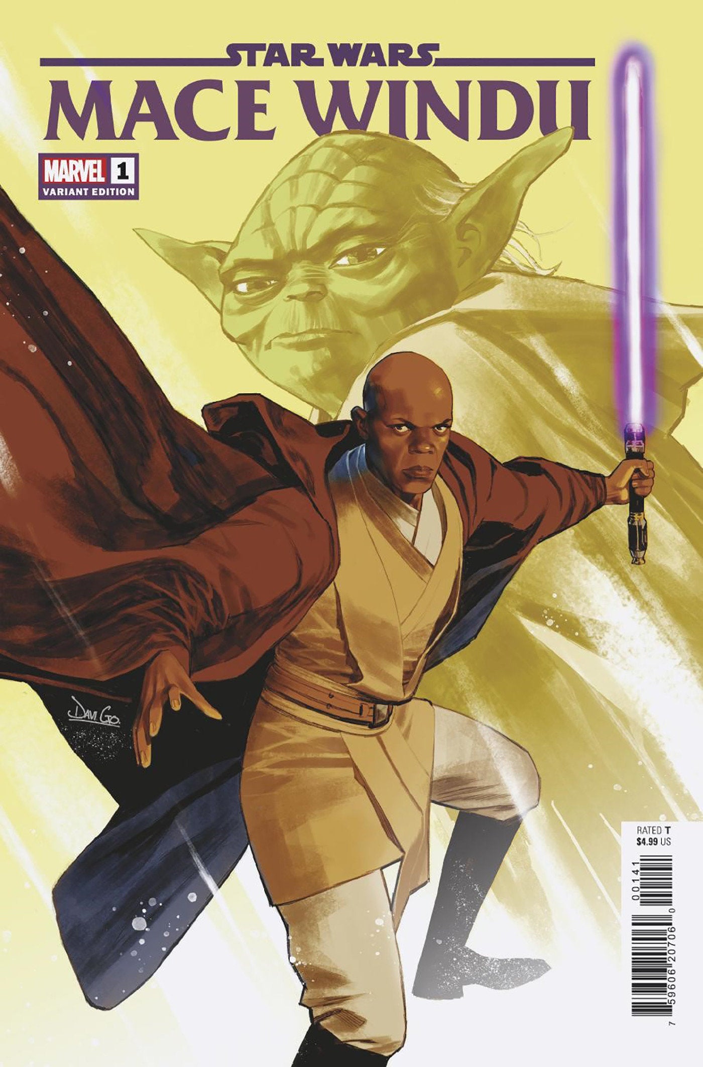 Star Wars: Mace Windu 1 Davi Go Variant | L.A. Mood Comics and Games