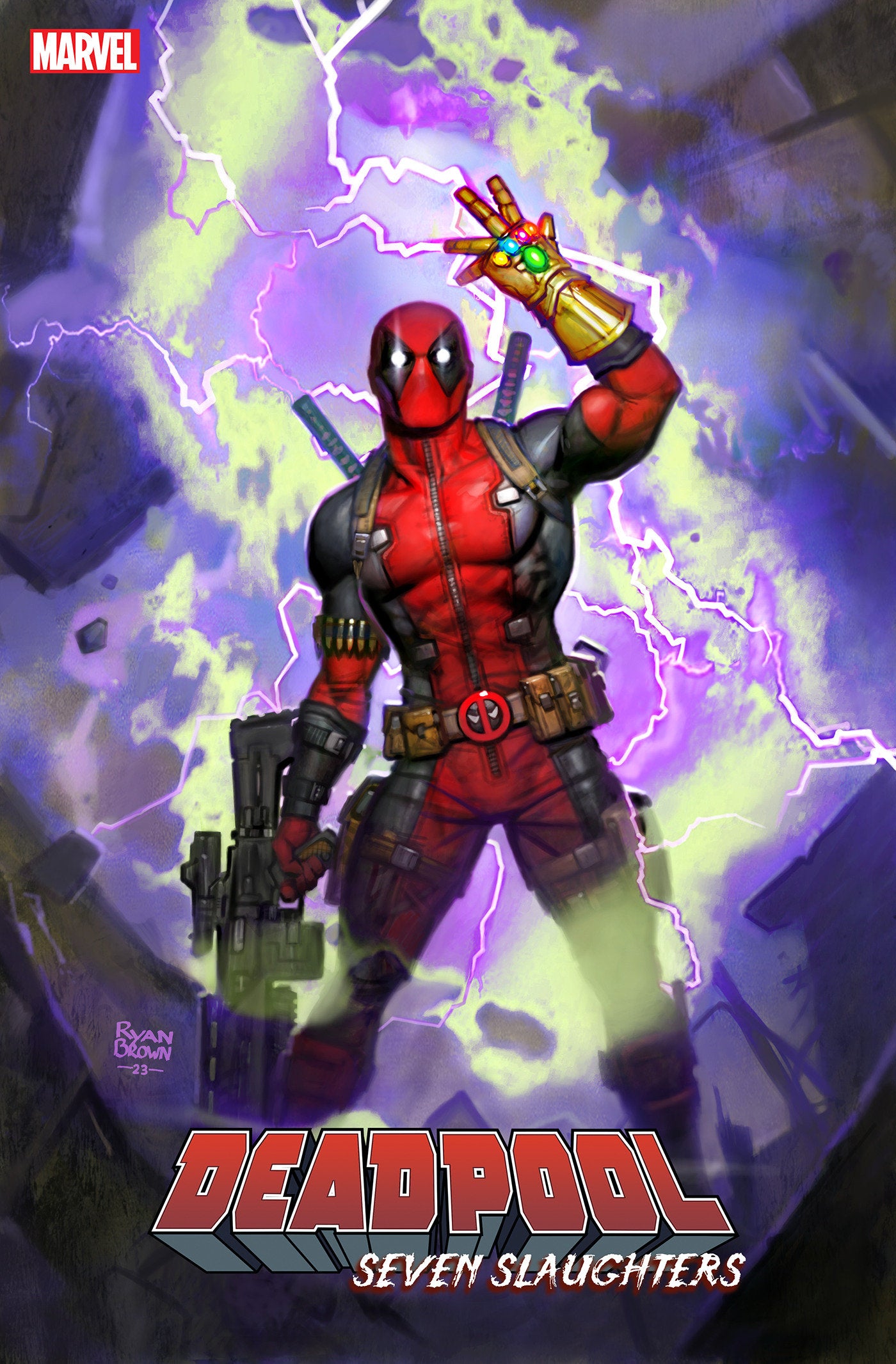 Deadpool: Seven Slaughters 1 Ryan Brown Variant | L.A. Mood Comics and Games