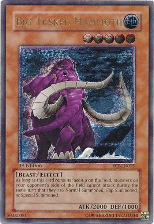 Big-Tusked Mammoth [FET-EN015] Ultimate Rare | L.A. Mood Comics and Games