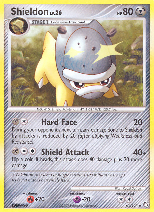 Shieldon (63/123) [Diamond & Pearl: Mysterious Treasures] | L.A. Mood Comics and Games