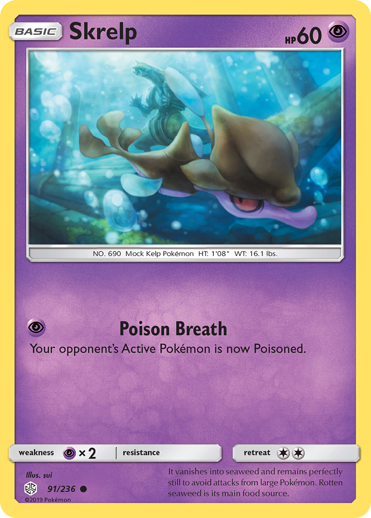 Skrelp (91/236) [Sun & Moon: Cosmic Eclipse] | L.A. Mood Comics and Games