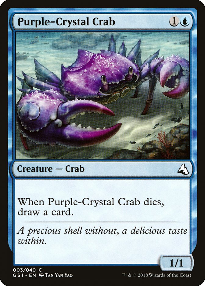 Purple-Crystal Crab [Global Series Jiang Yanggu & Mu Yanling] | L.A. Mood Comics and Games