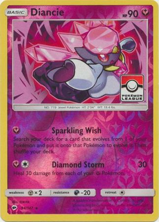 Diancie (94/147) (League Promo) [Sun & Moon: Burning Shadows] | L.A. Mood Comics and Games