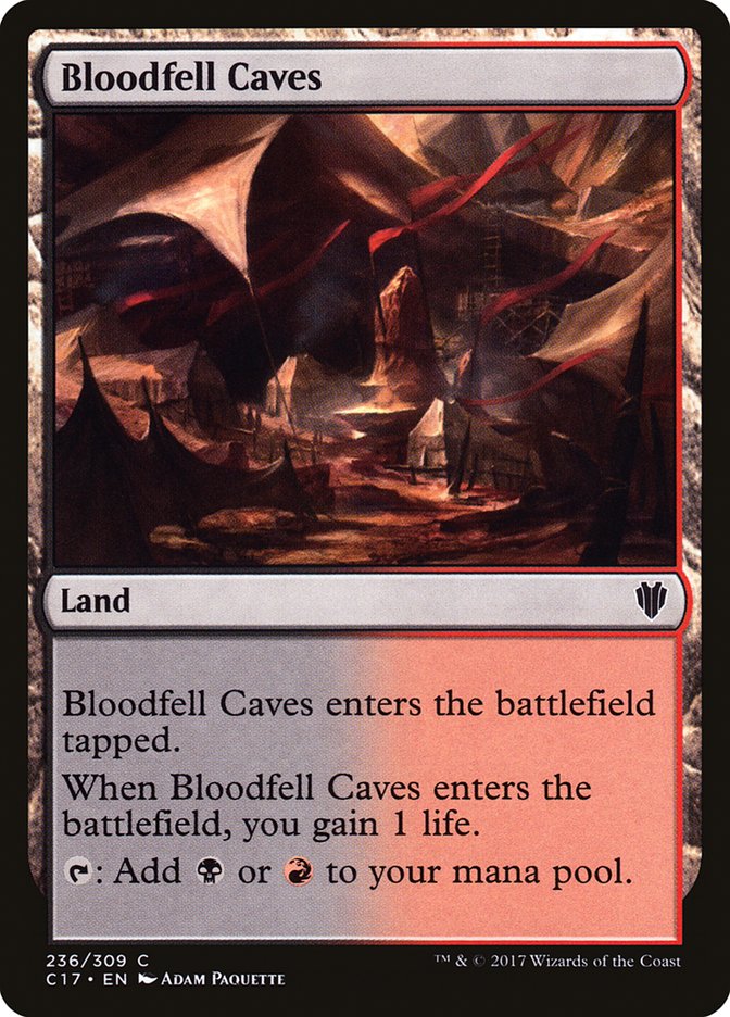 Bloodfell Caves [Commander 2017] | L.A. Mood Comics and Games