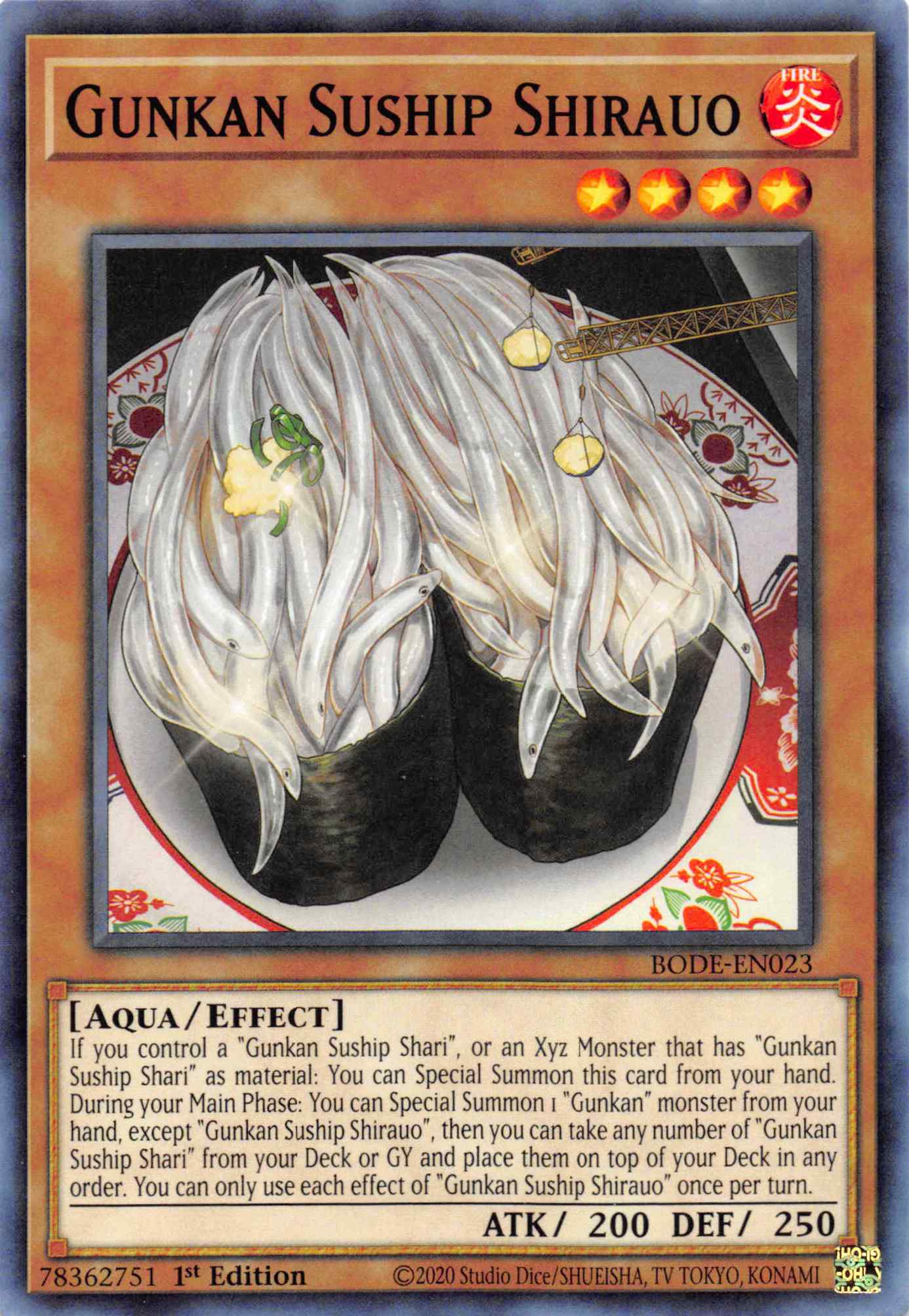 Gunkan Suship Shirauo [BODE-EN023] Common | L.A. Mood Comics and Games