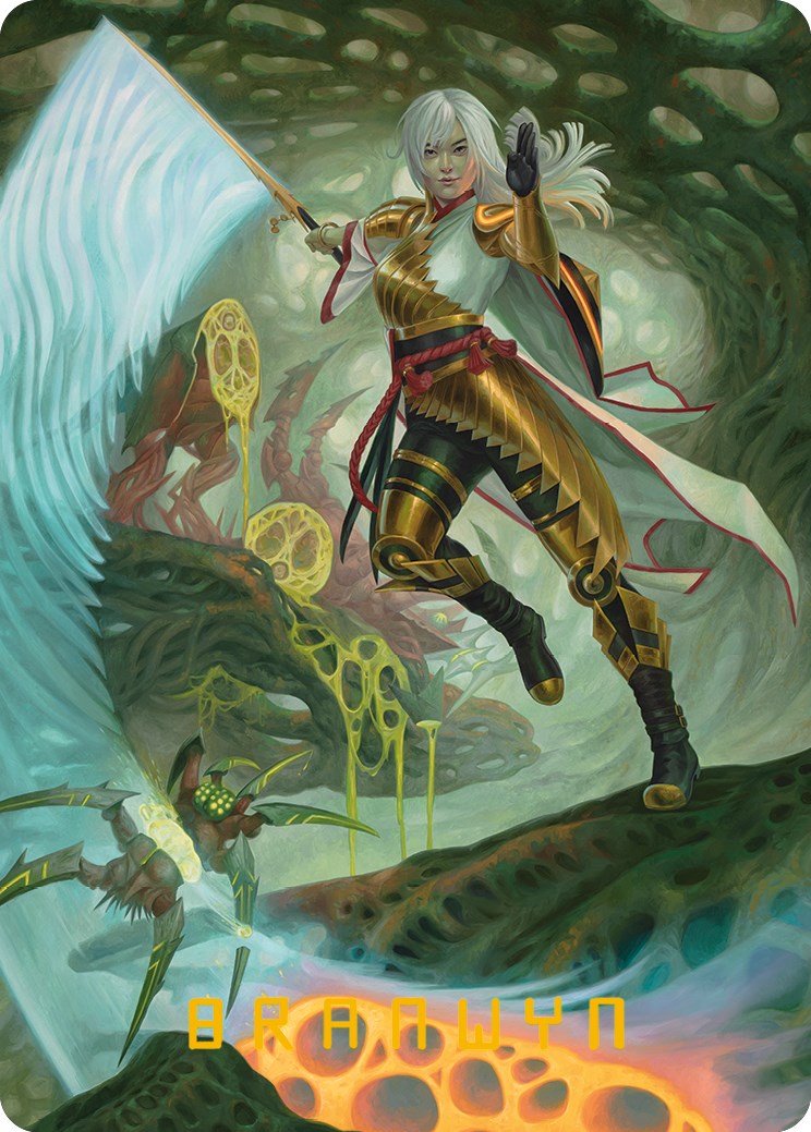 The Eternal Wanderer Art Card (Gold-Stamped Signature) [Phyrexia: All Will Be One Art Series] | L.A. Mood Comics and Games