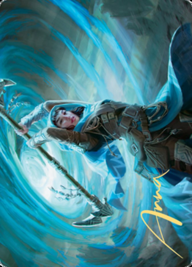 Sea Gate Stormcaller Art Card (Gold-Stamped Signature) [Zendikar Rising Art Series] | L.A. Mood Comics and Games