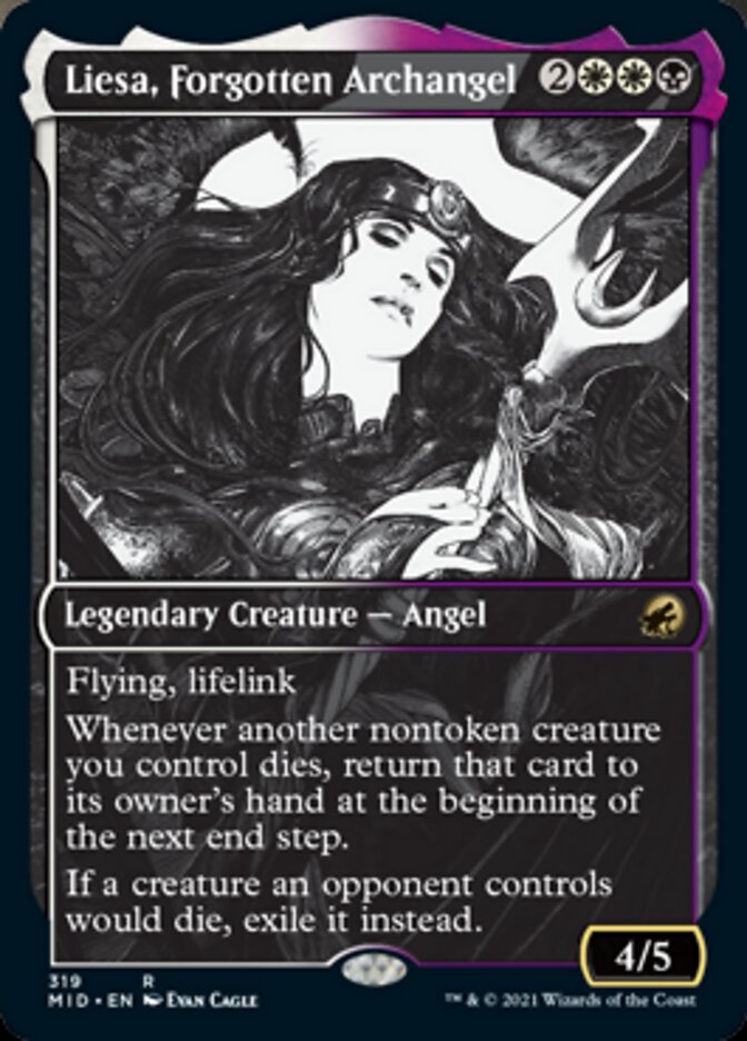Liesa, Forgotten Archangel (Showcase Eternal Night) [Innistrad: Midnight Hunt] | L.A. Mood Comics and Games