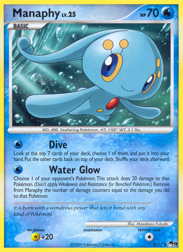 Manaphy (2/17) [POP Series 9] | L.A. Mood Comics and Games