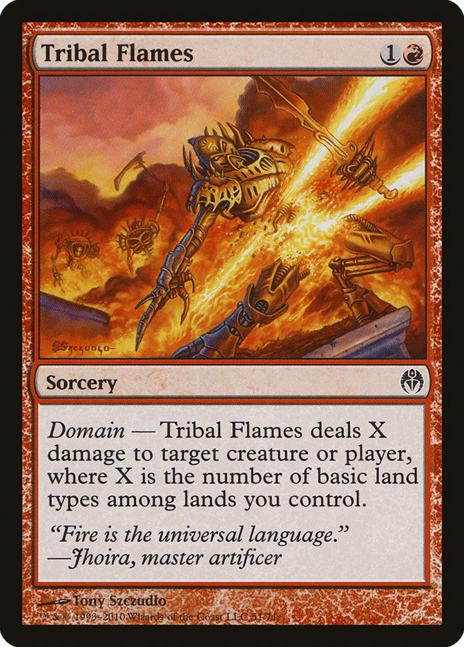 Tribal Flames [Duel Decks: Phyrexia vs. the Coalition] | L.A. Mood Comics and Games