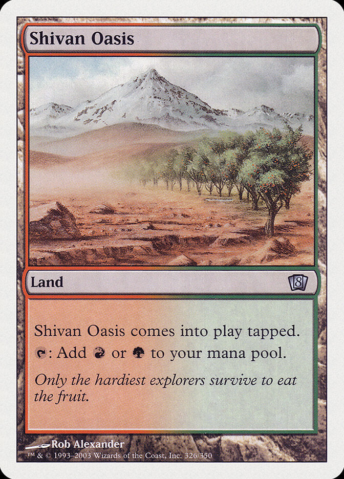 Shivan Oasis [Eighth Edition] | L.A. Mood Comics and Games
