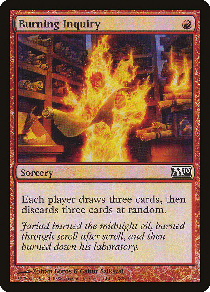 Burning Inquiry [Magic 2010] | L.A. Mood Comics and Games