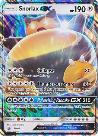 Snorlax GX (SM05) (Jumbo Card) [Sun & Moon: Black Star Promos] | L.A. Mood Comics and Games