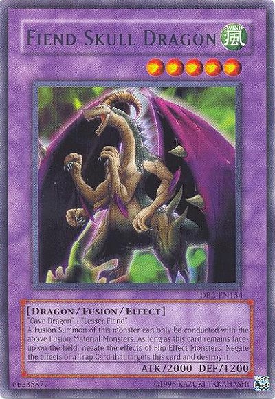 Fiend Skull Dragon [DB2-EN154] Rare | L.A. Mood Comics and Games