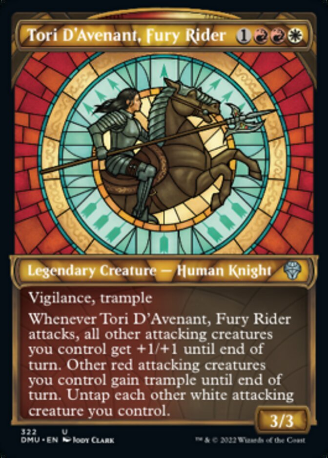 Tori D'Avenant, Fury Rider (Showcase) [Dominaria United] | L.A. Mood Comics and Games