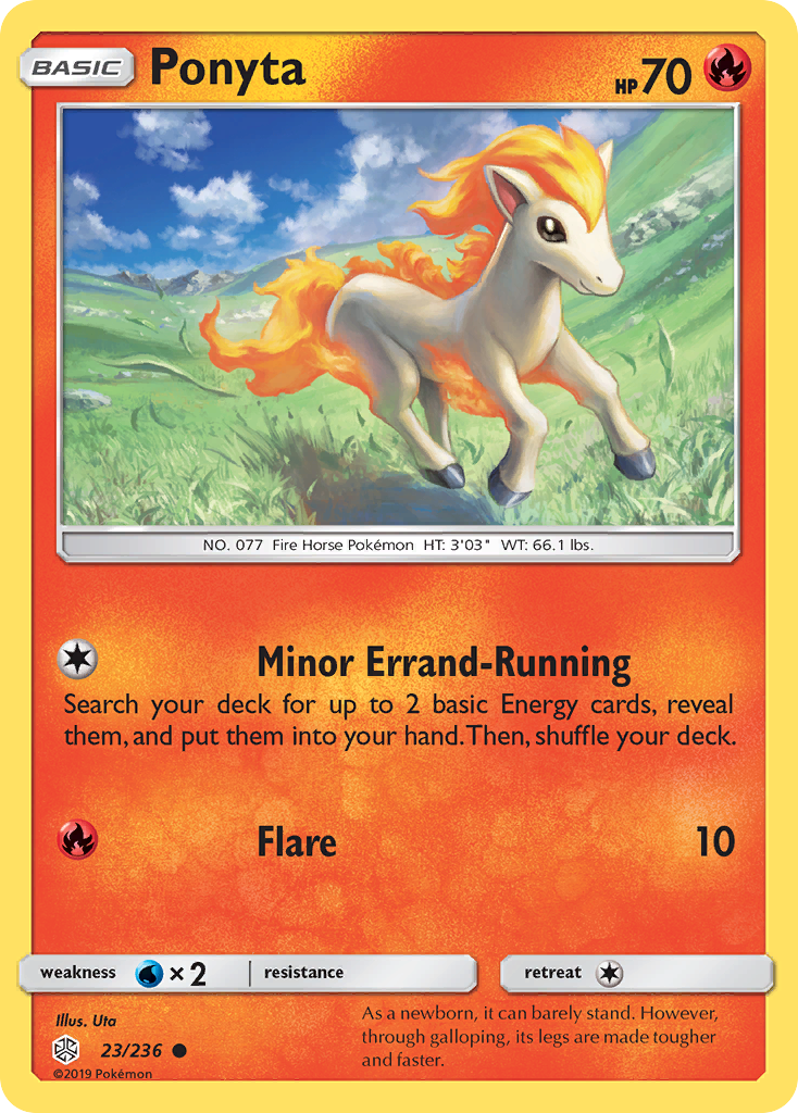 Ponyta (23/236) [Sun & Moon: Cosmic Eclipse] | L.A. Mood Comics and Games