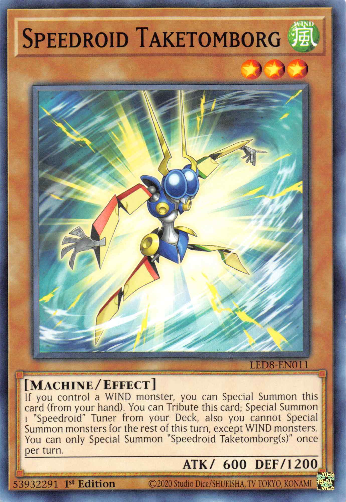 Speedroid Taketomborg [LED8-EN011] Common | L.A. Mood Comics and Games