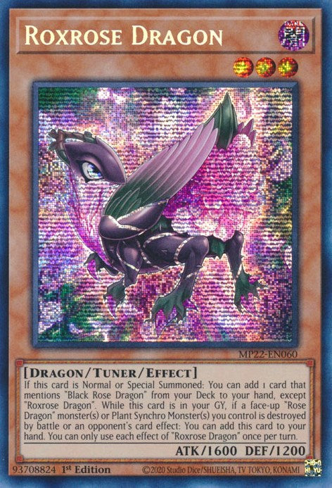 Roxrose Dragon [MP22-EN060] Prismatic Secret Rare | L.A. Mood Comics and Games