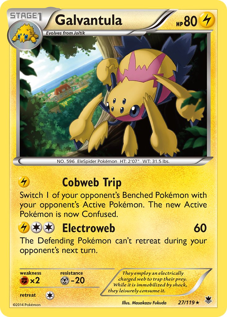 Galvantula(27/119) (Theme Deck Exclusive) [XY: Phantom Forces] | L.A. Mood Comics and Games