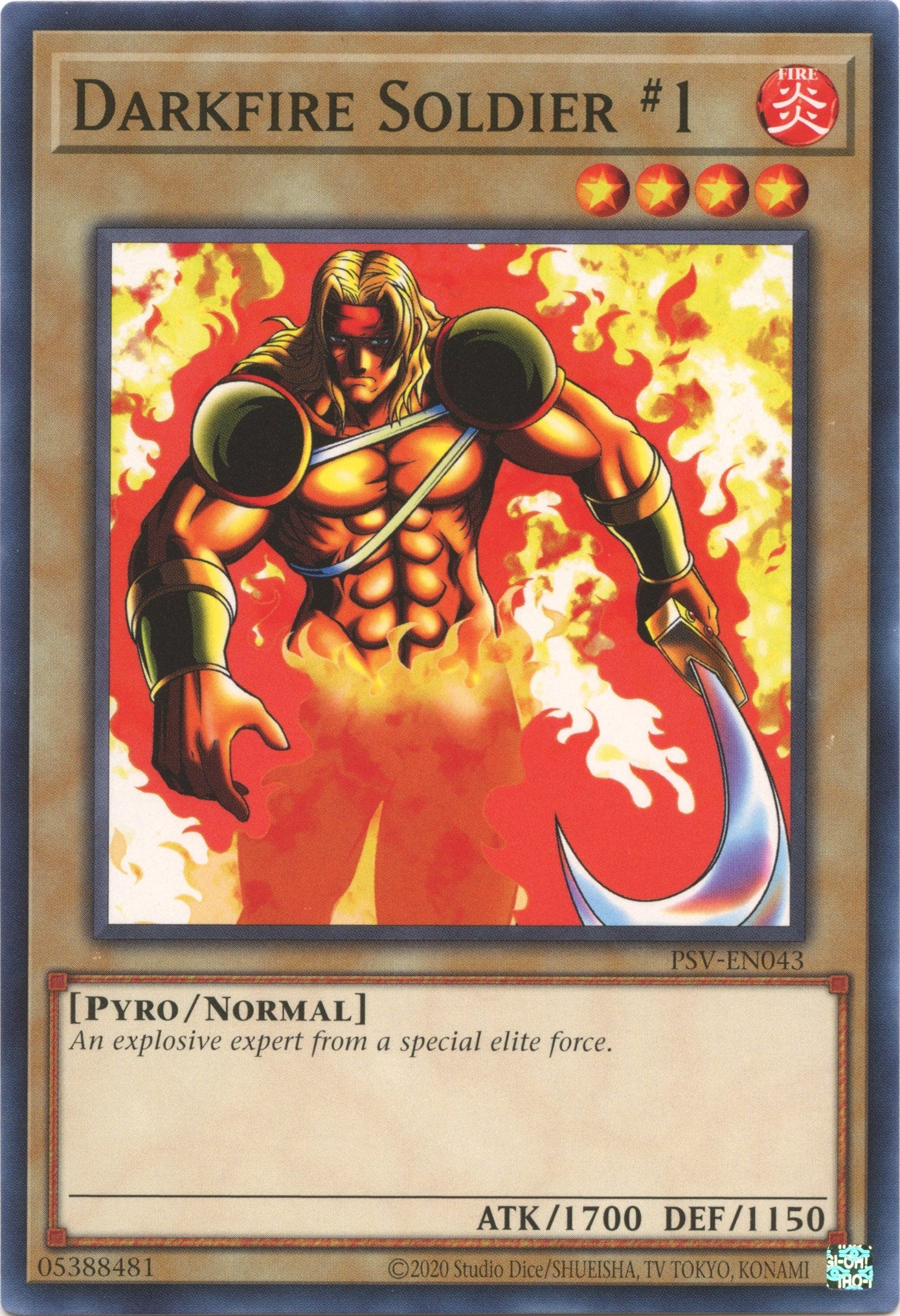 Darkfire Soldier #1 (25th Anniversary) [PSV-EN043] Common | L.A. Mood Comics and Games