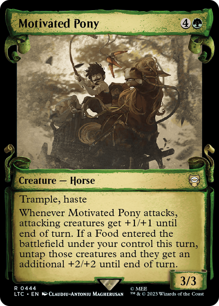 Motivated Pony [The Lord of the Rings: Tales of Middle-Earth Commander Showcase Scrolls] | L.A. Mood Comics and Games