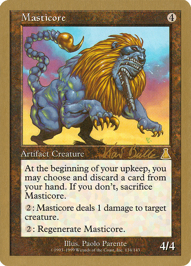 Masticore (Kai Budde) [World Championship Decks 1999] | L.A. Mood Comics and Games