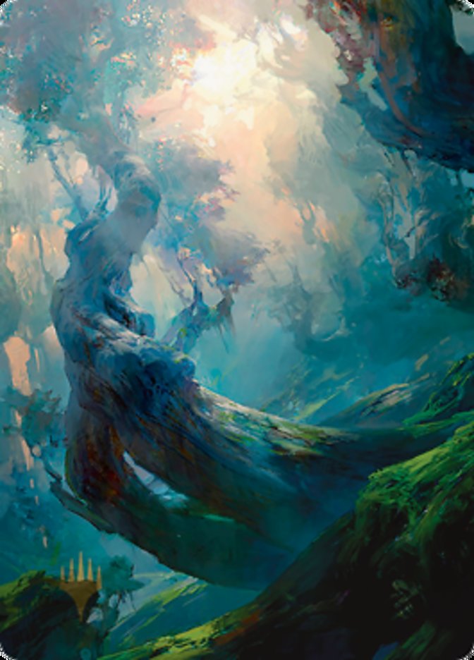 Forest 3 Art Card (Gold-Stamped Signature) [Zendikar Rising Art Series] | L.A. Mood Comics and Games