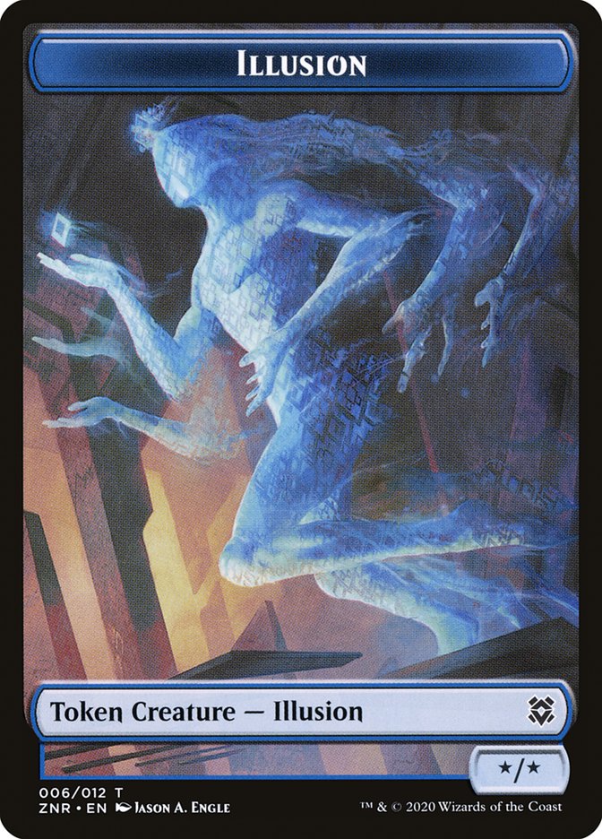 Illusion Token [Zendikar Rising Tokens] | L.A. Mood Comics and Games