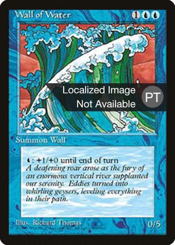 Wall of Water [Fourth Edition (Foreign Black Border)] | L.A. Mood Comics and Games