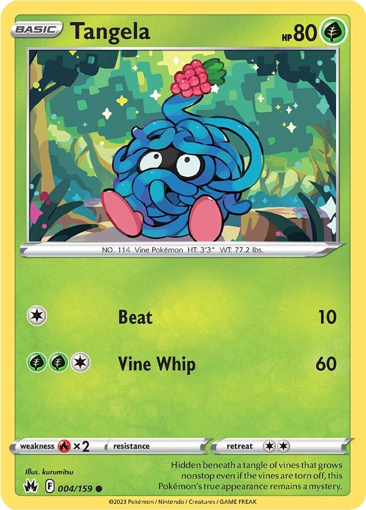 Tangela (004/159) [Sword & Shield: Crown Zenith] | L.A. Mood Comics and Games