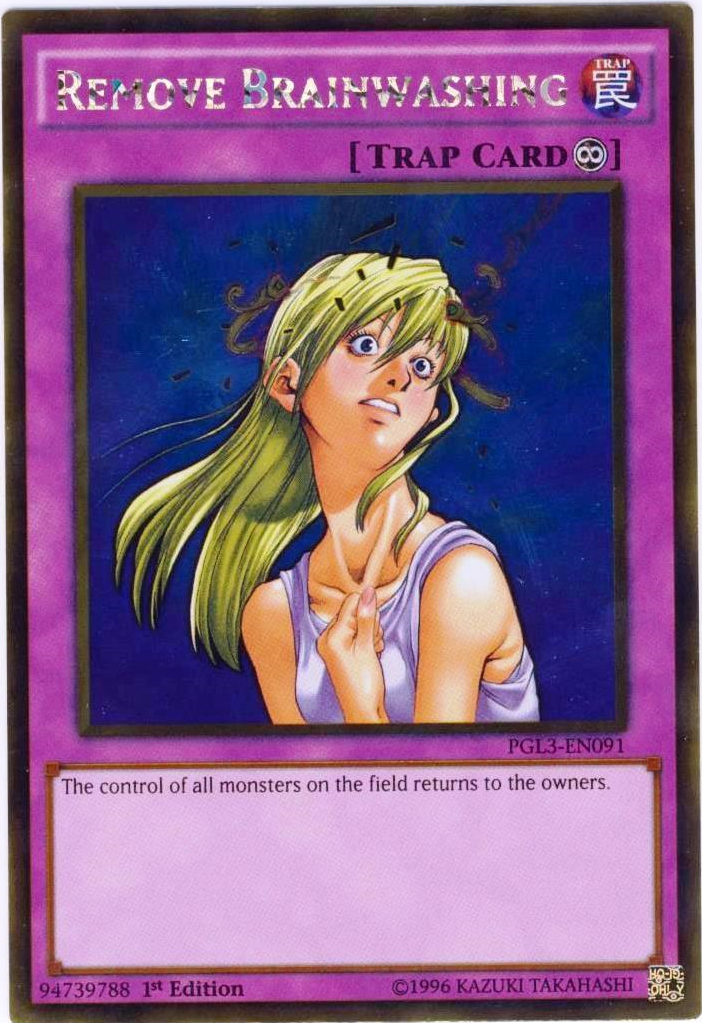 Remove Brainwashing [PGL3-EN091] Gold Rare | L.A. Mood Comics and Games