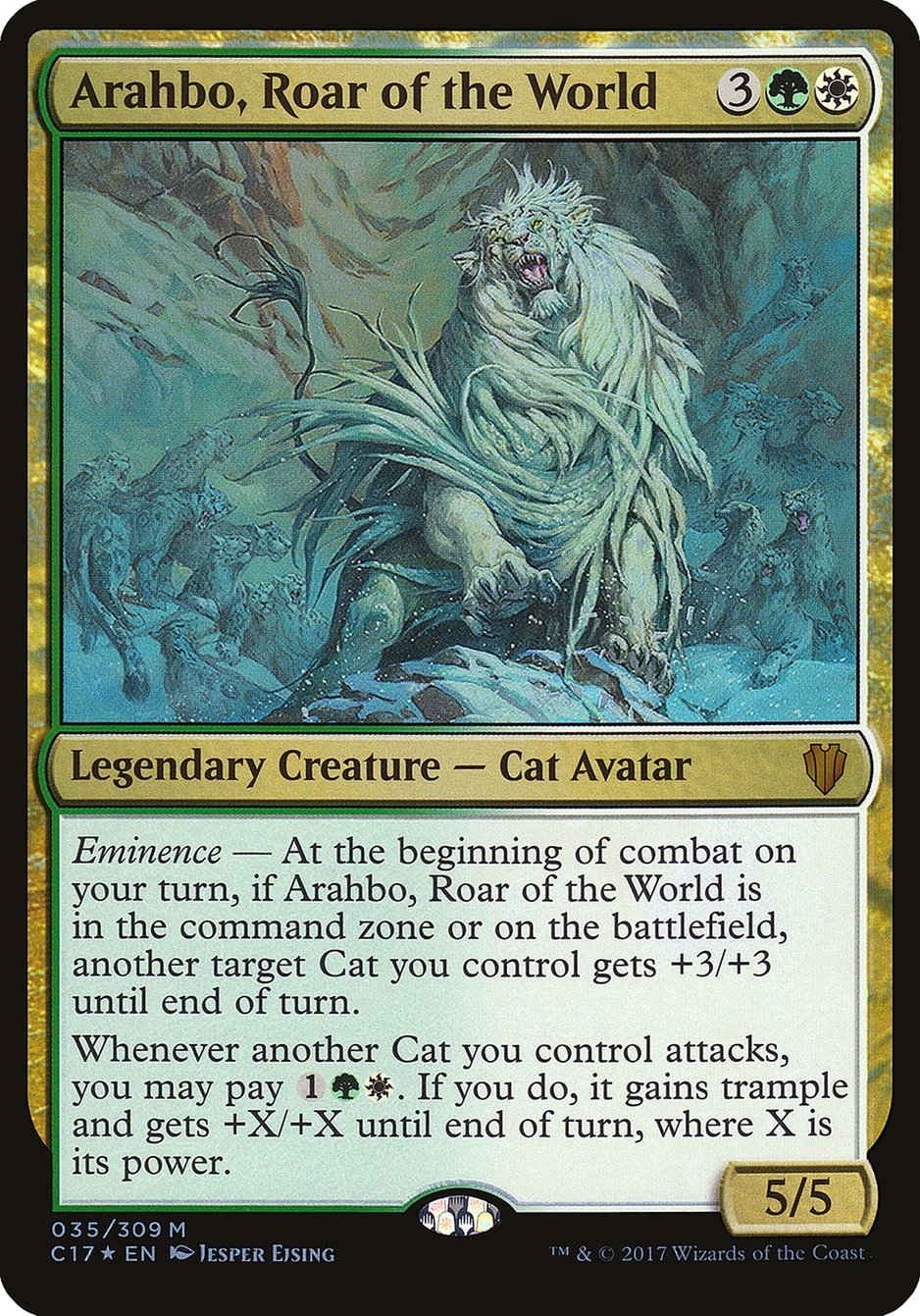 Arahbo, Roar of the World (Oversized) [Commander 2017 Oversized] | L.A. Mood Comics and Games