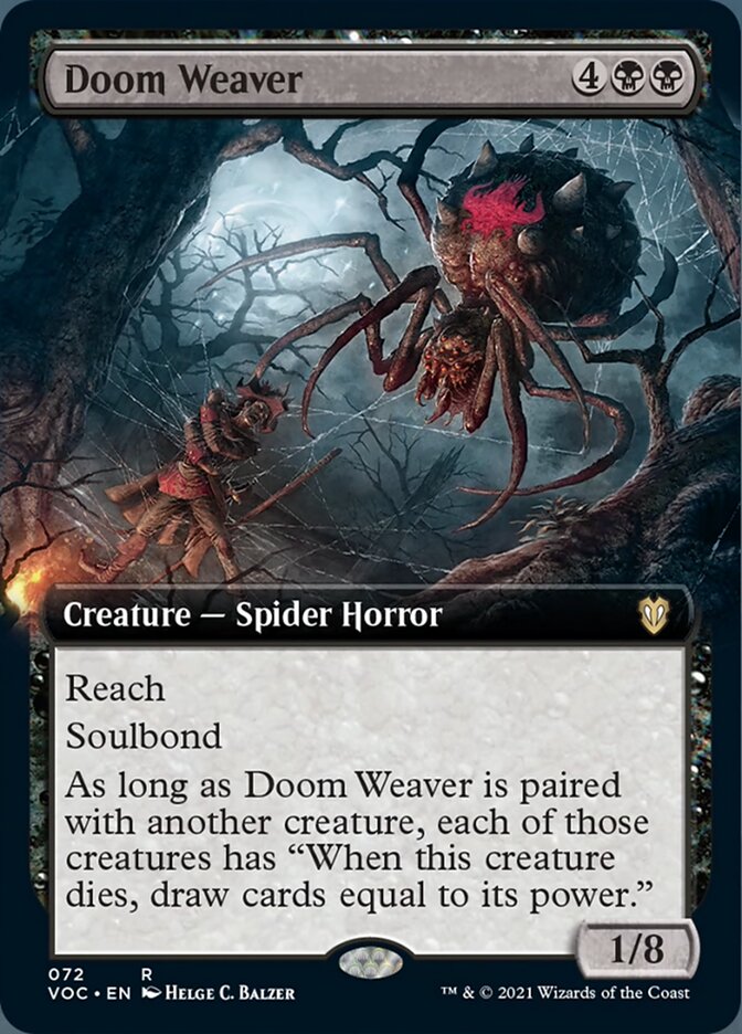 Doom Weaver (Extended Art) [Innistrad: Crimson Vow Commander] | L.A. Mood Comics and Games