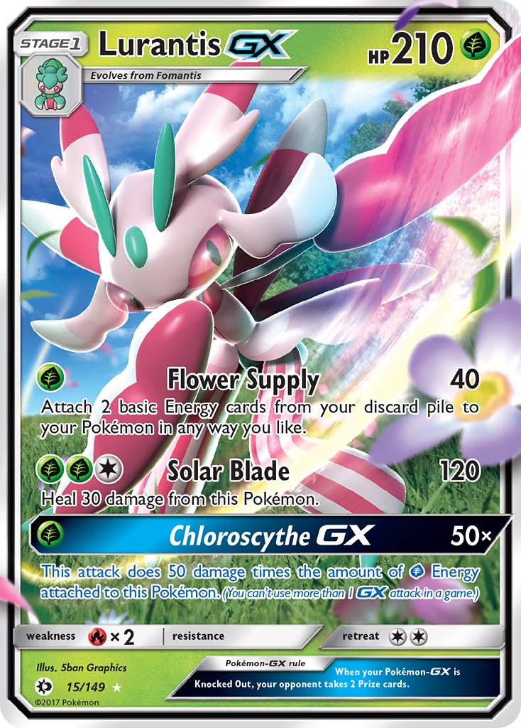 Lurantis GX (15/149) [Sun & Moon: Base Set] | L.A. Mood Comics and Games