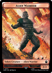 Soldier // Alien Warrior Double-Sided Token [Doctor Who Tokens] | L.A. Mood Comics and Games