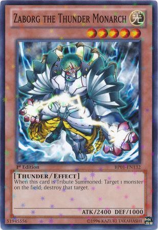 Zaborg the Thunder Monarch [BP01-EN132] Starfoil Rare | L.A. Mood Comics and Games