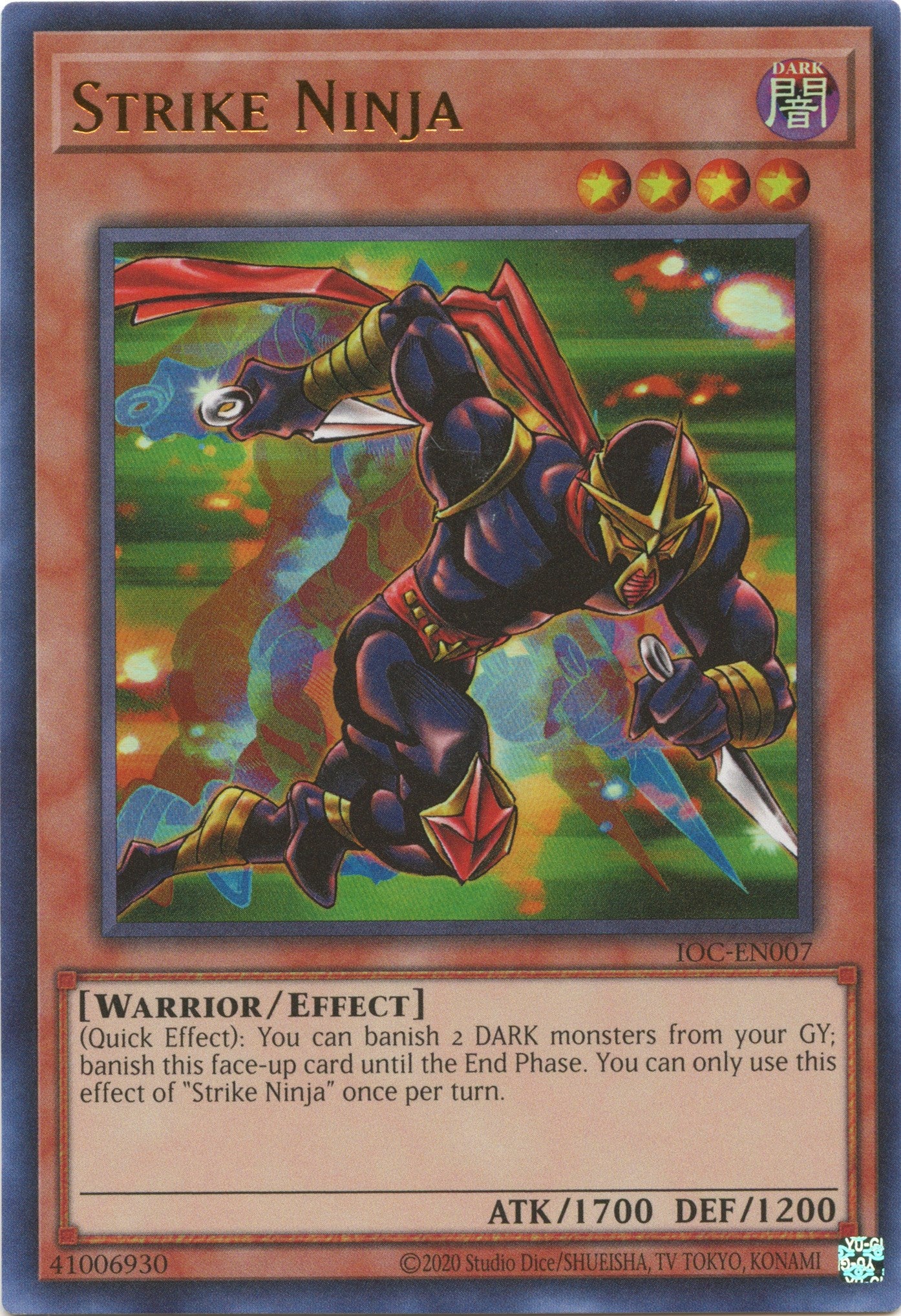 Strike Ninja (25th Anniversary) [IOC-EN007] Ultra Rare | L.A. Mood Comics and Games