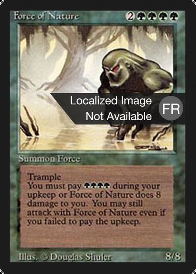 Force of Nature [Foreign Black Border] | L.A. Mood Comics and Games