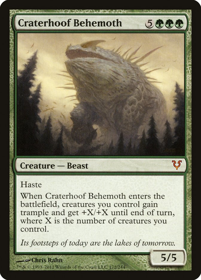 Craterhoof Behemoth [Avacyn Restored] | L.A. Mood Comics and Games