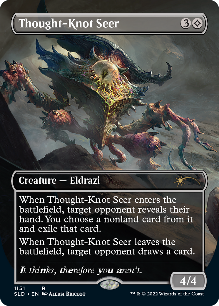 Thought-Knot Seer (1151) (Borderless) [Secret Lair Drop Series] | L.A. Mood Comics and Games