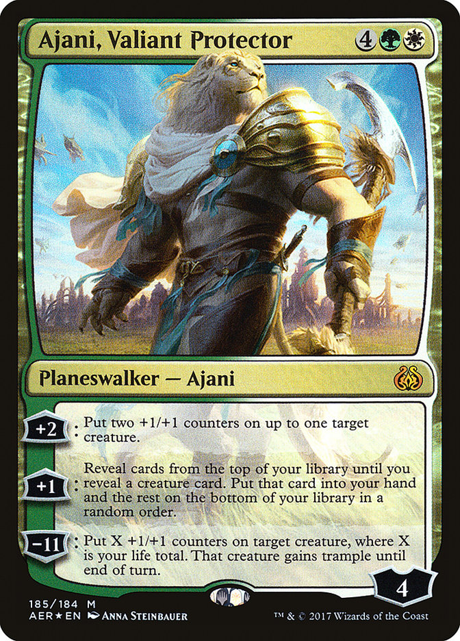 Ajani, Valiant Protector [Aether Revolt] | L.A. Mood Comics and Games