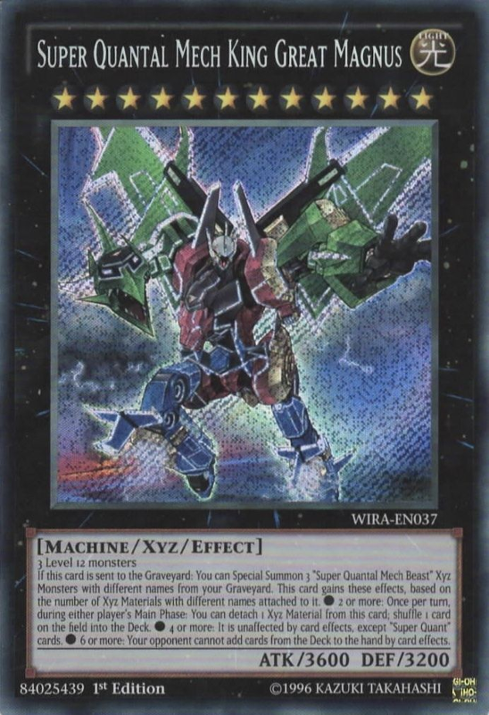 Super Quantal Mech King Great Magnus [WIRA-EN037] Secret Rare | L.A. Mood Comics and Games