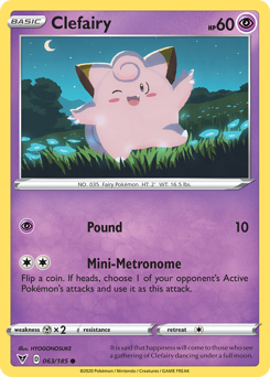 Clefairy (063/185) [Sword & Shield: Vivid Voltage] | L.A. Mood Comics and Games