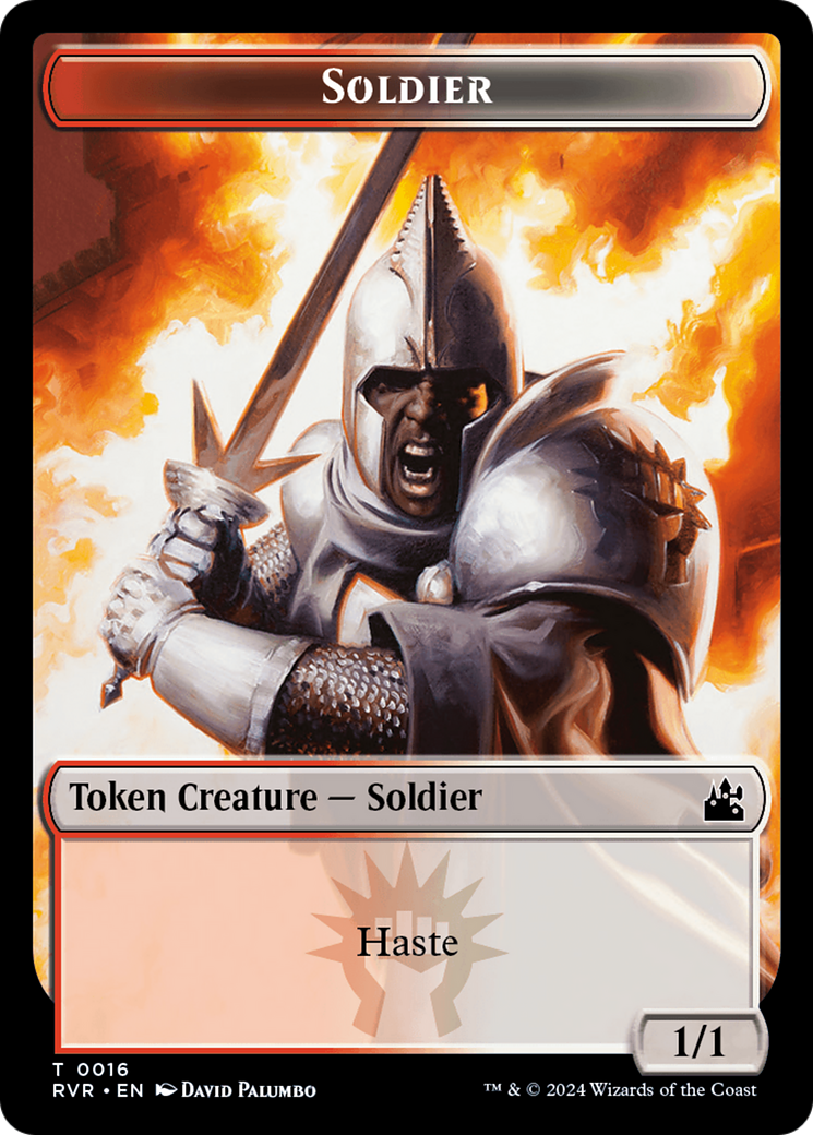 Soldier Token [Ravnica Remastered Tokens] | L.A. Mood Comics and Games