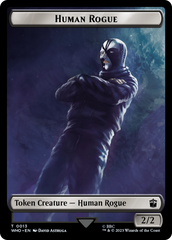 Human Rogue // Beast Double-Sided Token [Doctor Who Tokens] | L.A. Mood Comics and Games