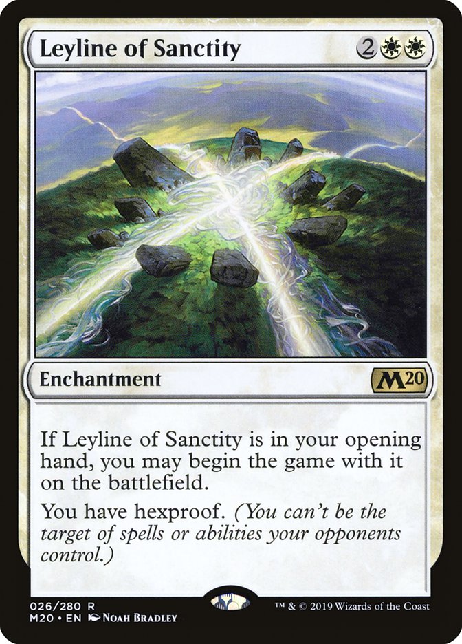 Leyline of Sanctity [Core Set 2020] | L.A. Mood Comics and Games